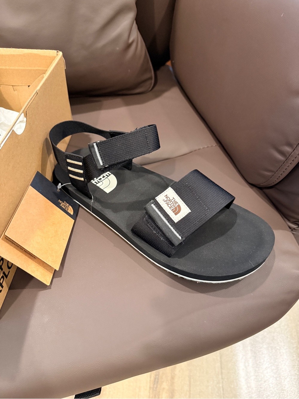 The North Face Black Outdoor Webbing Sandals